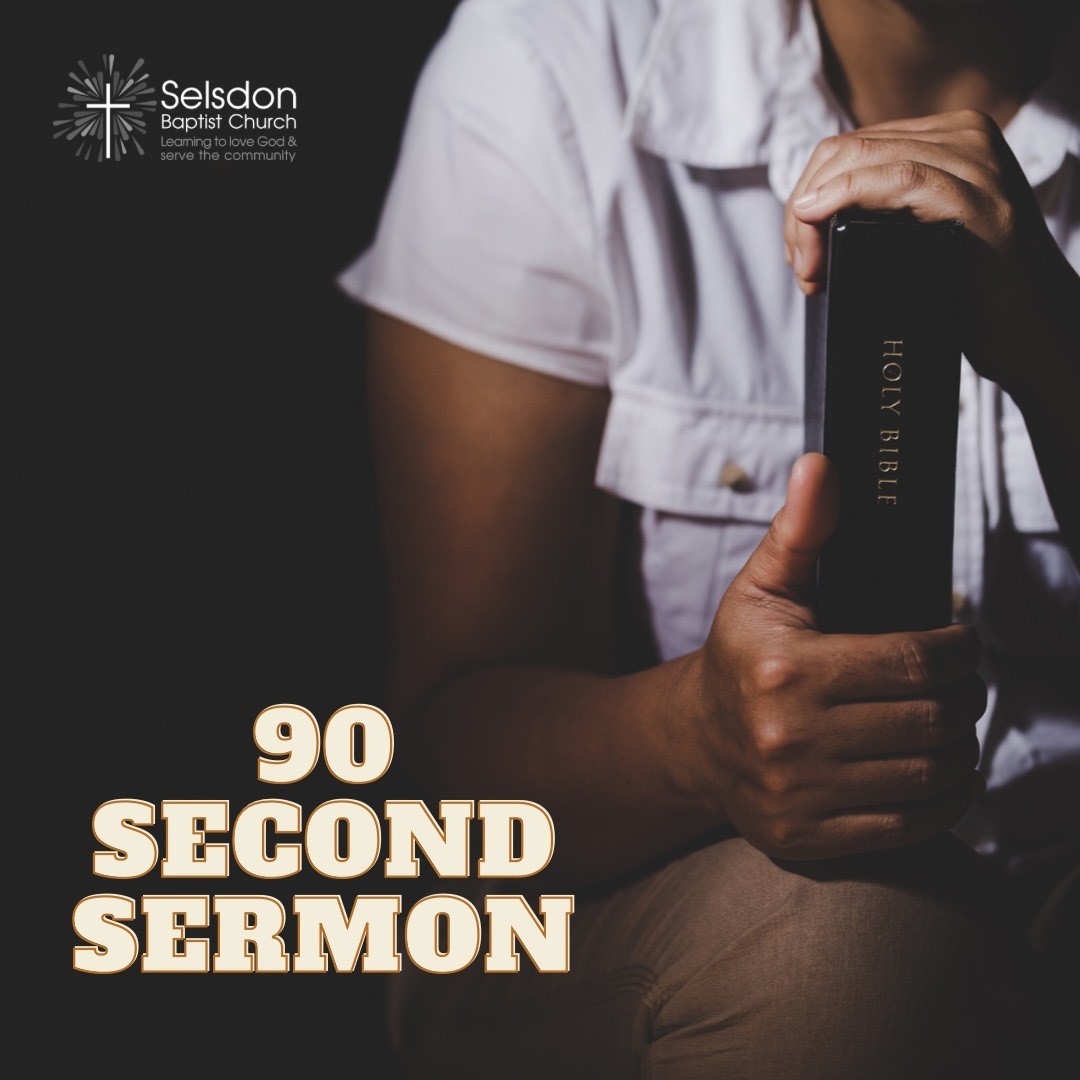 90 second sermon
