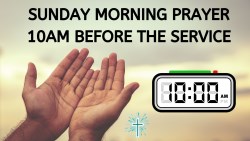 Sunday morning Prayer