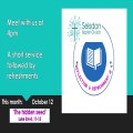 Reflection & Refreshments @ 4pm