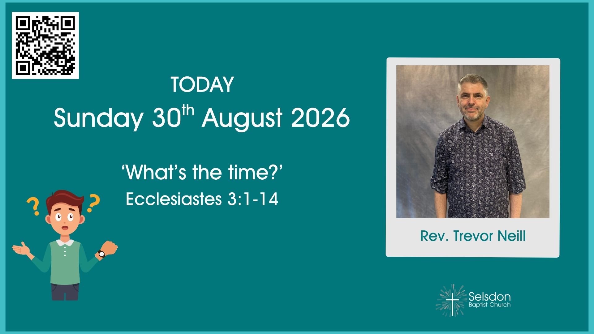 Sunday service - What's the time?